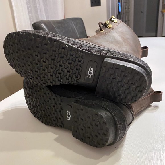 Ugg Australia Men's Rain Boot Stout Brown Yucca Waterproof 1015382 Size 9 - Picture 9 of 10